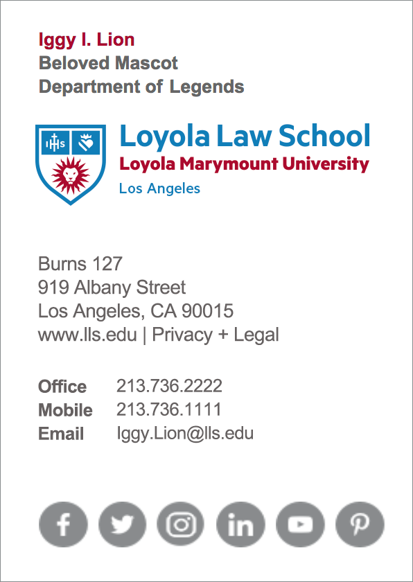 Email Signature Template For Students from brand.lls.edu