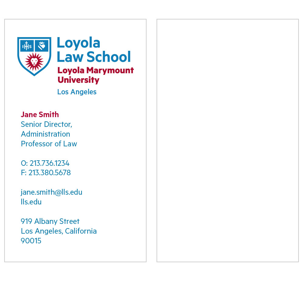 LLS Business Card Example